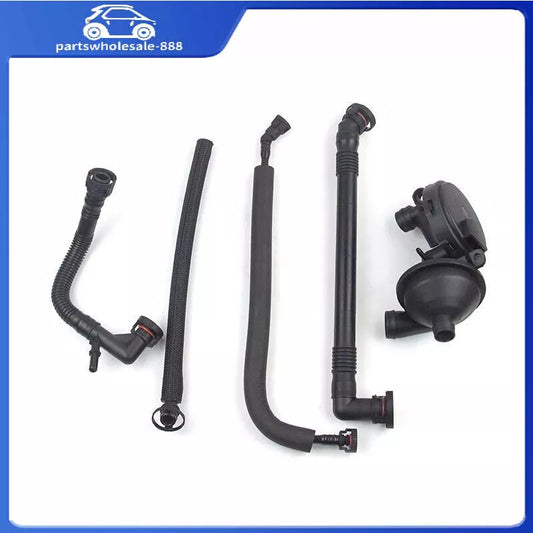 5pcs Crankcase Vent Valve Breather Hose Kit for BMW E46 Z4 X3 3 Series 325i 330