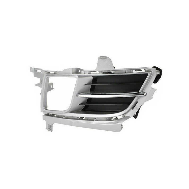 A pair of chrome-plated front bumper fog light protectors for Mazda 6 2009-2010.