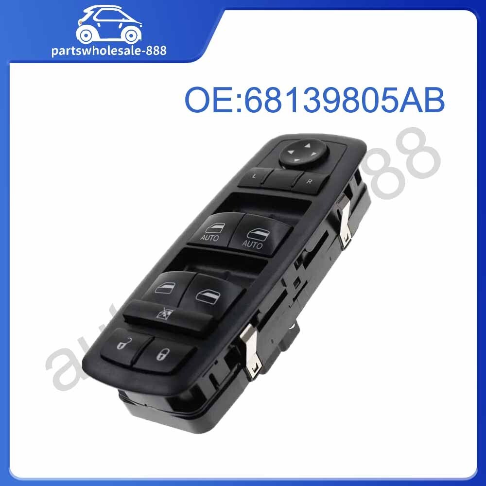 Master Power Window Control Switch Front Left for 2011-2017 for Dodge Charger 4-Door
