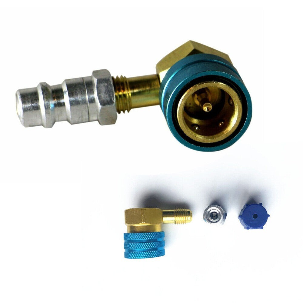1pc Car A/C 1/4 SEA R1234YF Low Side Coupler to R134A Connection Fitting Adapter n