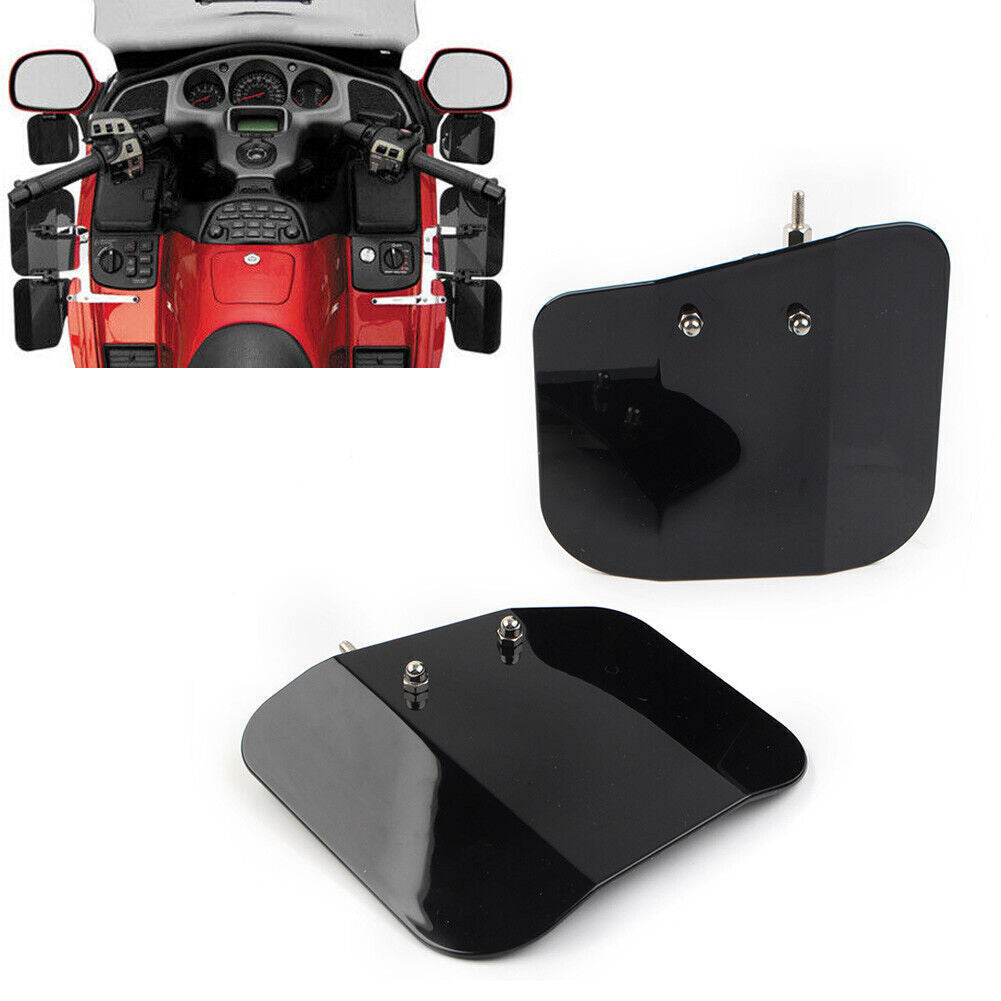Motorcycle handguards, air wing deflector, windshield mount for Honda GL1800- n