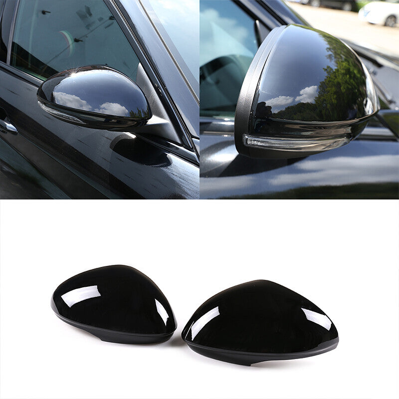Glossy Black Rearview Mirror Protector Set (2-Piece) for Alfa Romeo Giulia 2017-2021