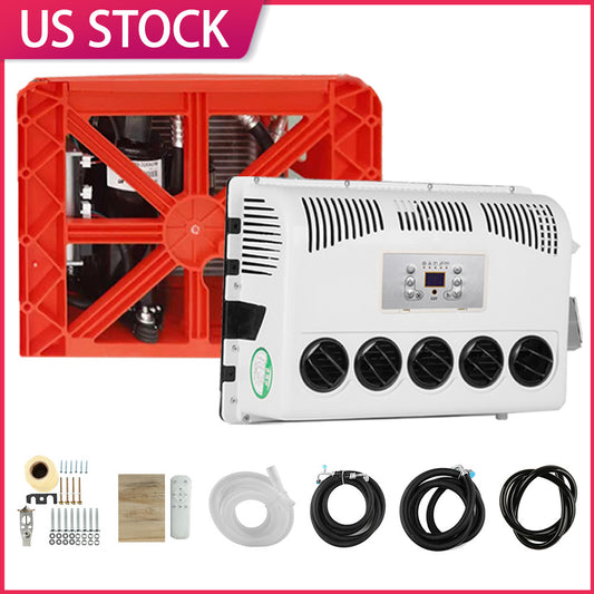 12V 12000 BTU Air Conditioner For Semi Trucks Bus RV Caravan Truck Cab Split A/C Q