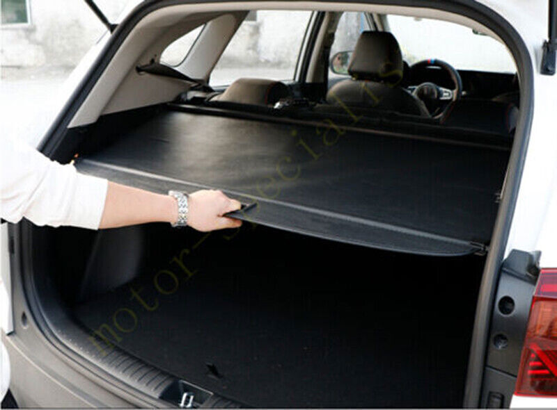 for Kia Seltos 2020-2023 Black Cargo Cover Security Shade Retractable Shielding
