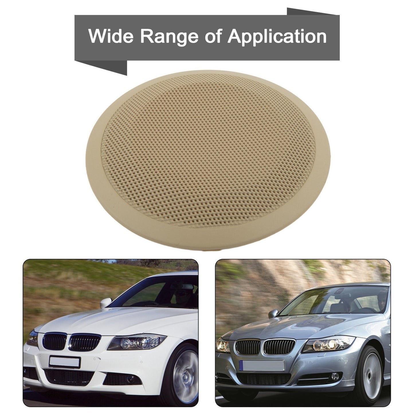 1pcs Front Door Speaker Cover Part For 3 E90 51417144563 7144563 Plastic v