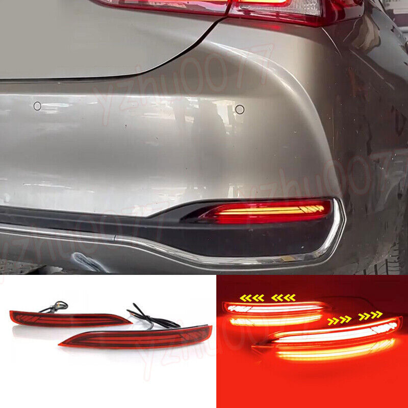 21-23 for Lexus for ES LED Rear Bumper Fog Lights Brake Lights Turn Lights 2PCS n