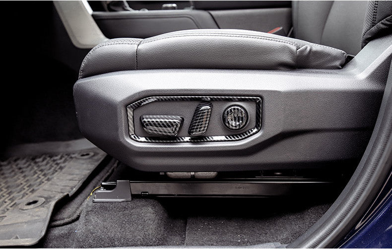 ABS Carbon Fiber for Seat Handle Panel Cover Trim For Tundra 2022 2023 n