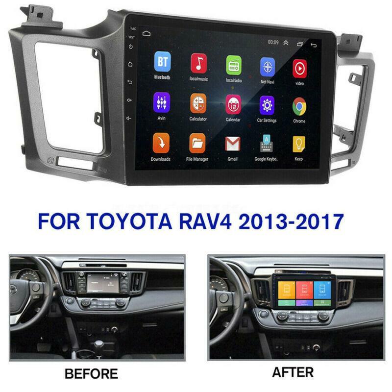 Suitable for RAV4 2013-17 Car Radio Stereo 10.1-inch Android 8.1 GPS OBD DAB 2+32GB n