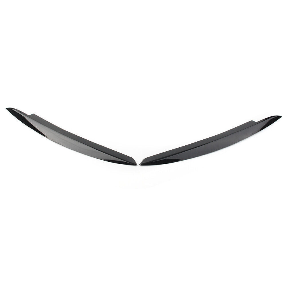 for VW for Golf VI MK6 2008-2013 Black Headlight Cover Eyelid Eyebrow Eye Lid Brow