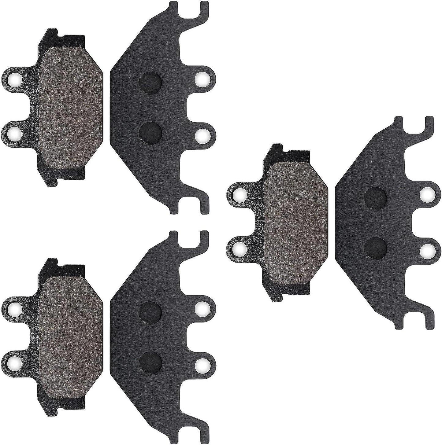 Front Rear Semi-Metallic Brake Pads for Quadlander 300 600 ARCTIC CAT 250 300