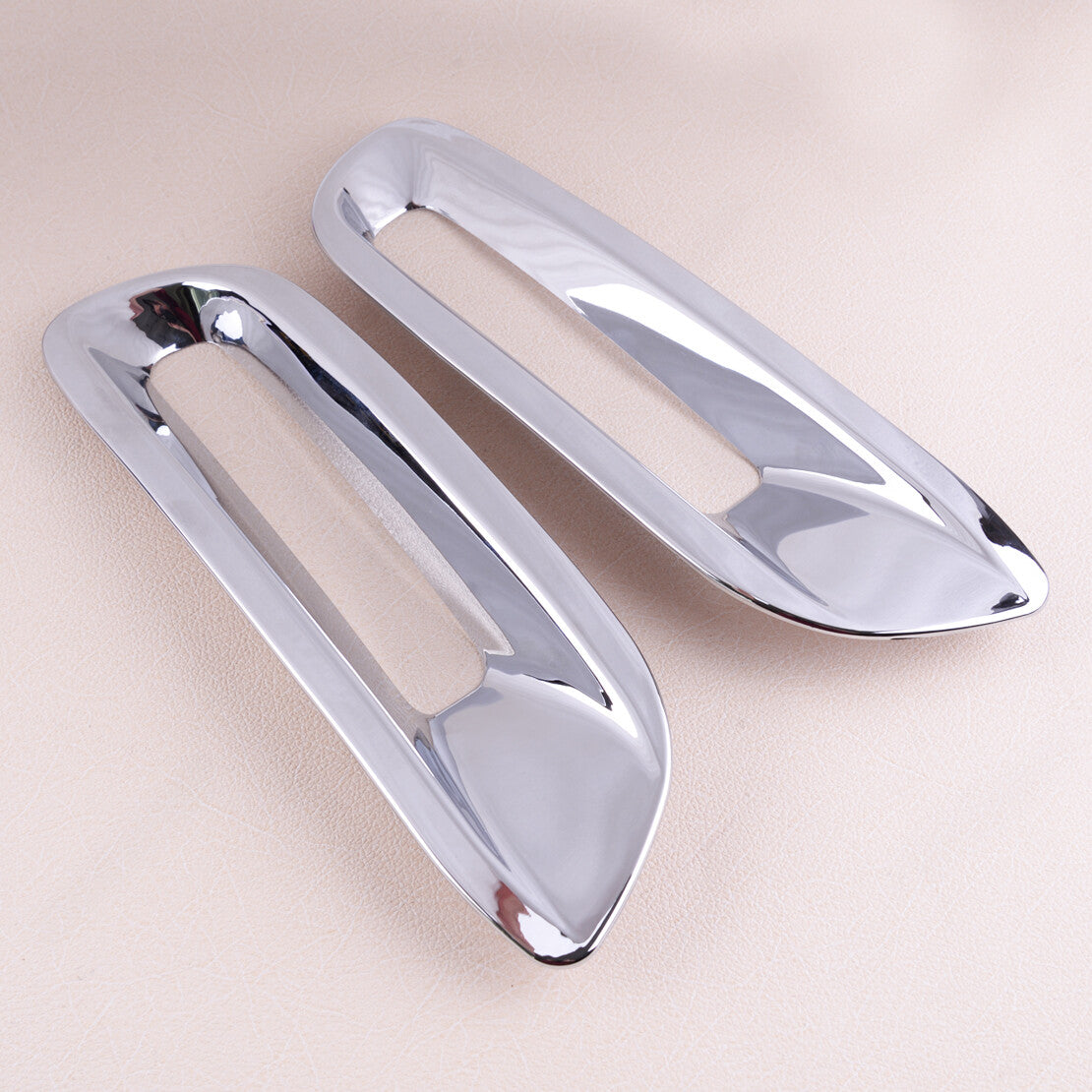 Parts Frame Fit for Highlander 2012-2013 Rear Fog Light Cover Trim 2Pcs v