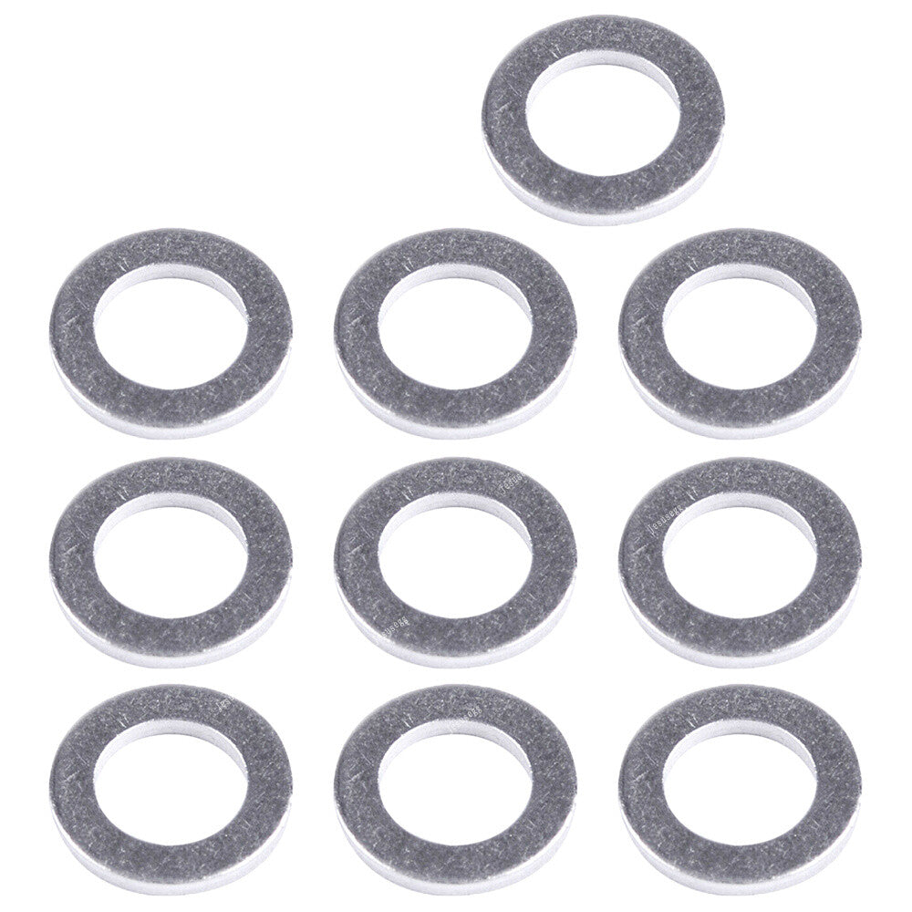 10 Engine Oil Crush Washers Drain Plug O Rings Gaskets Seal 11.9mm ID. 19.7mm OD Q