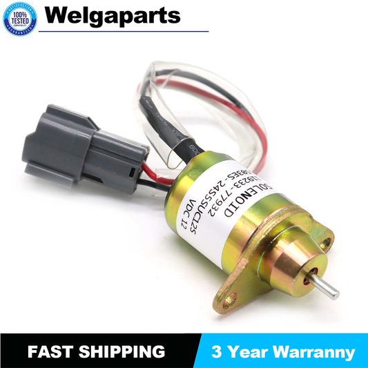 For Yanmar Tractor Fuel Shutdown Diesel Shut Off Solenoid 11923377932