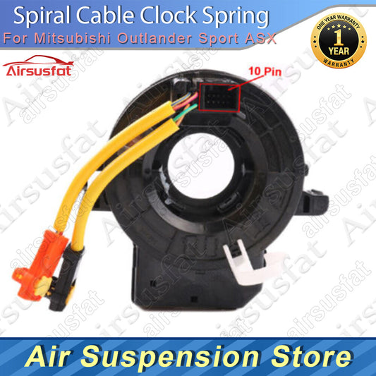 Spiral Cable Clock Spring 2 plug Wires for Mitsubishi Outlander Sport ASX 13-21
