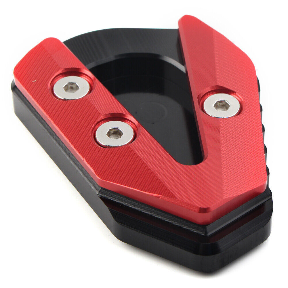for YAMAHA YZFR6 2017-2021 Aluminum kickstand Foot Support Side Pad Red