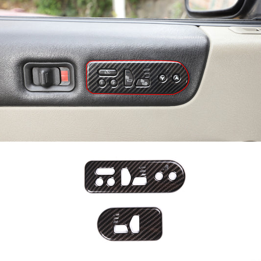 4-Pack Carbon Fiber Door Bumper Mats for Corvette C8 2020-2023- v