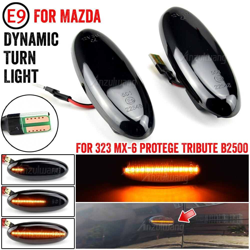 Dynamic Side Marker Turn Light for Mazda 323 Ranger Astina/Lantis Tribute MX-6