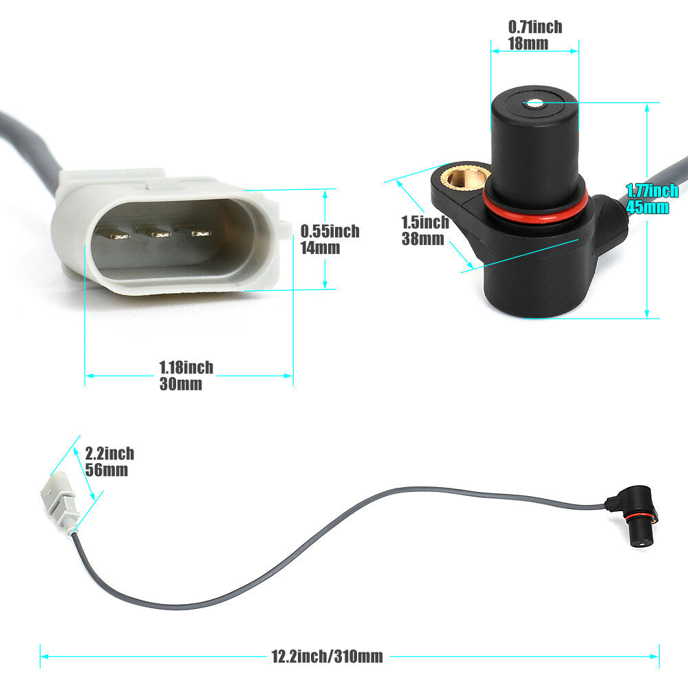 Crankshaft position sensor suitable for Beetle, for Jetta , for Passat , for Audi 06A906433L- n