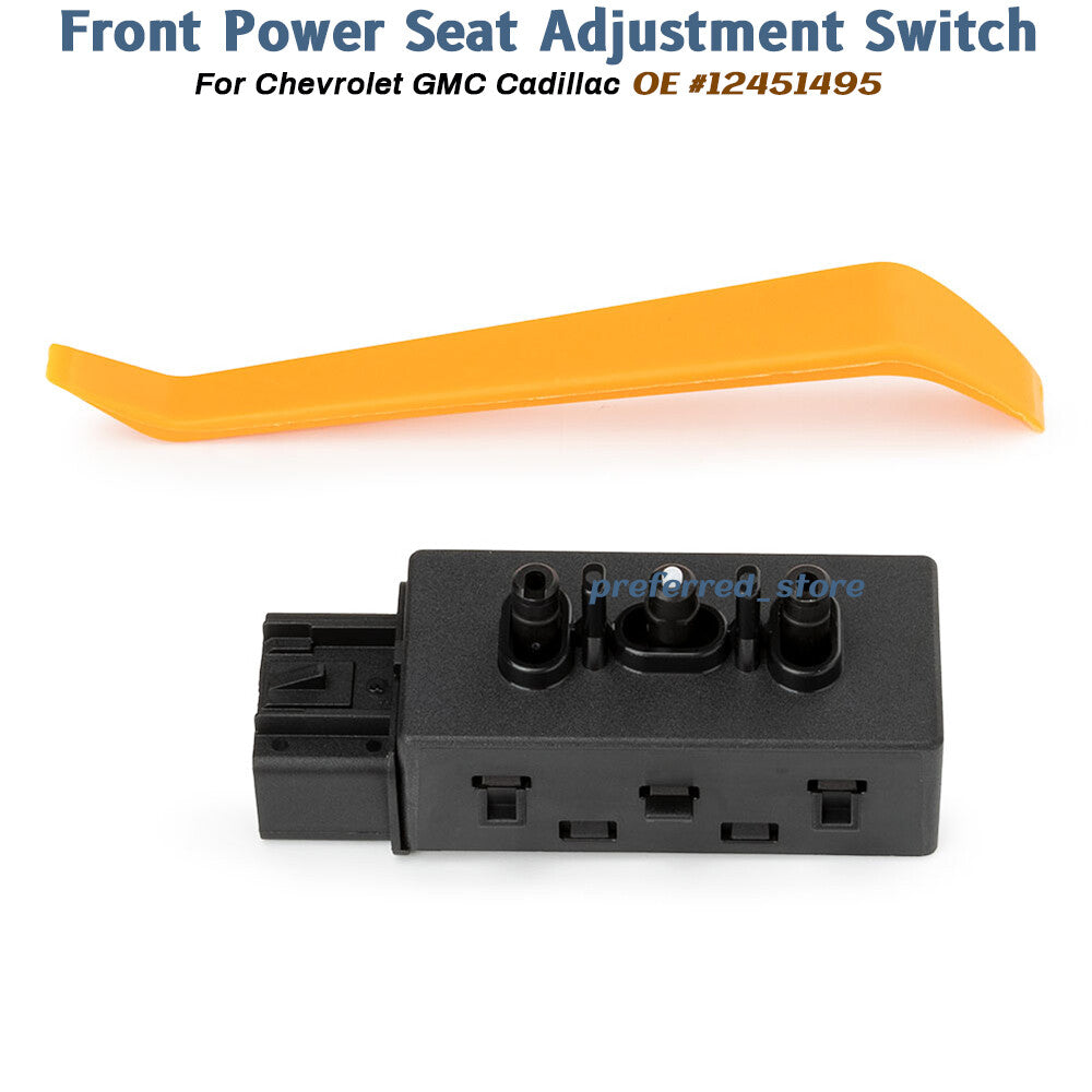 Suitable for GMC , for Cadillac , and for Buick left 6-way power for seat adjustment switch 12451495- v