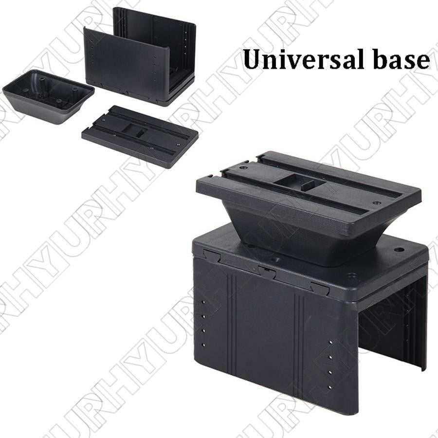 Heavy Duty Single Layer Flat Style Car Central Container Armrest Box PU Leather Q