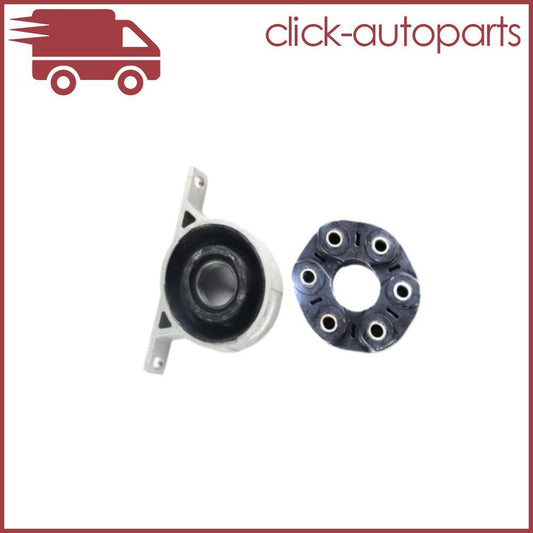 Set of 2 Driveshaft Flex Disc+Center Support Bearing Fit For 525i 528i 530i 535i Q