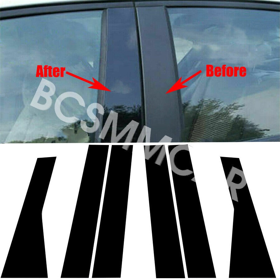 Car B C Pillar Post Cover Protector Trim Fit for Jeep for Grand Cherokee 2011-2021