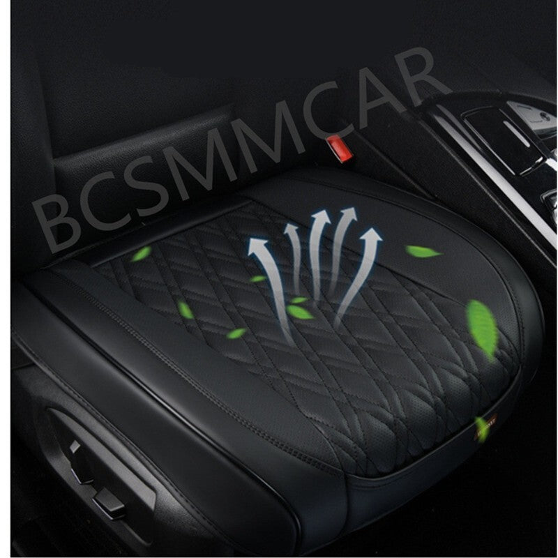 Front Car for Seat Cover Full Surround Leather Pad Mat Auto Chair Cushion Protector