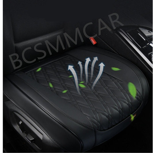 Front Car for Seat Cover Full Surround Leather Pad Mat Auto Chair Cushion Protector