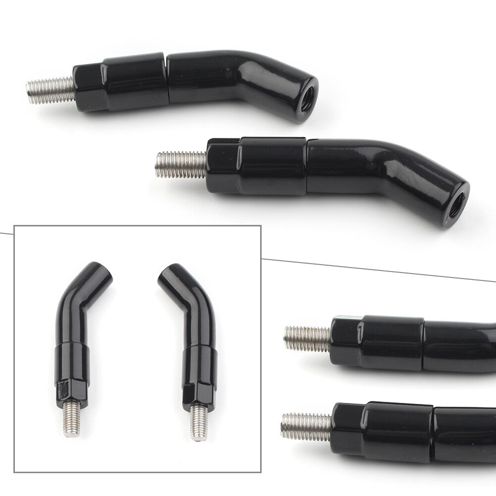 for Harley Davidson Iron 1200 XL1200NS 2018-2019 Black Mirror Stem Extender Q