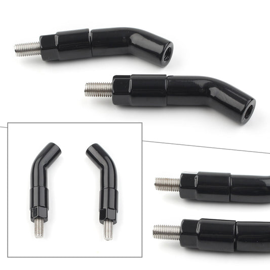 for Harley Davidson Iron 1200 XL1200NS 2018-2019 Black Mirror Stem Extender Q