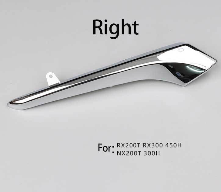 Chrome Style Right Side Door Rearview Mirror Strip Replace 1P for Lexus NX 17-24