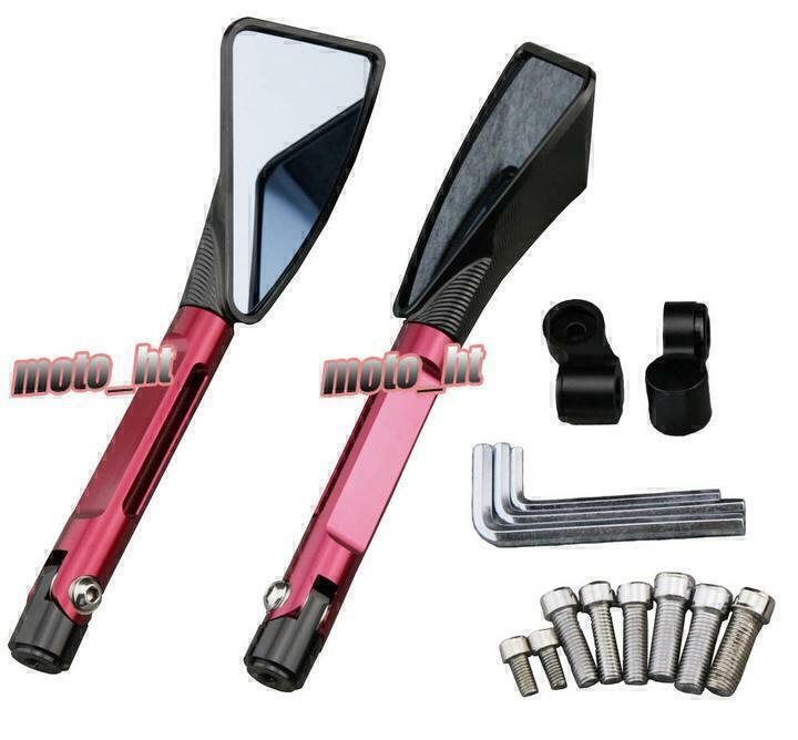 2pcs Side Rear View Mirrors Fit CB600F Hornet / CBF600 / CB400 / CBR125R Q