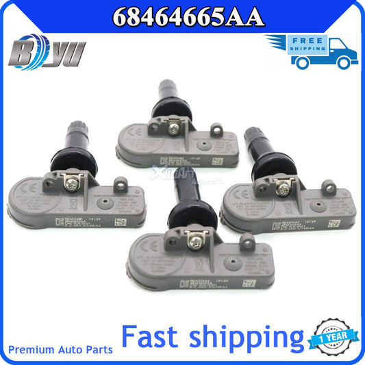 68464665AA Tire Pressure Sensor for Jeep Gladiator 2020/2021 - New 4x TPMS 433MHz Q