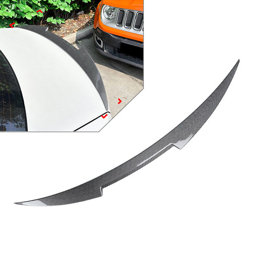 1x Fit for BMW 3 Series G20 M3 G80 M4 M4 Style Rear Trunk Spoiler Wing Lip Q
