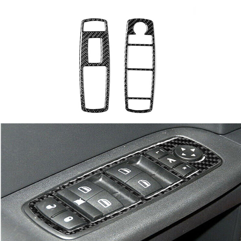 for Mercedes R-Class 2009-2012 Rear Central Air-con Trim Cover Carbon Fiber v