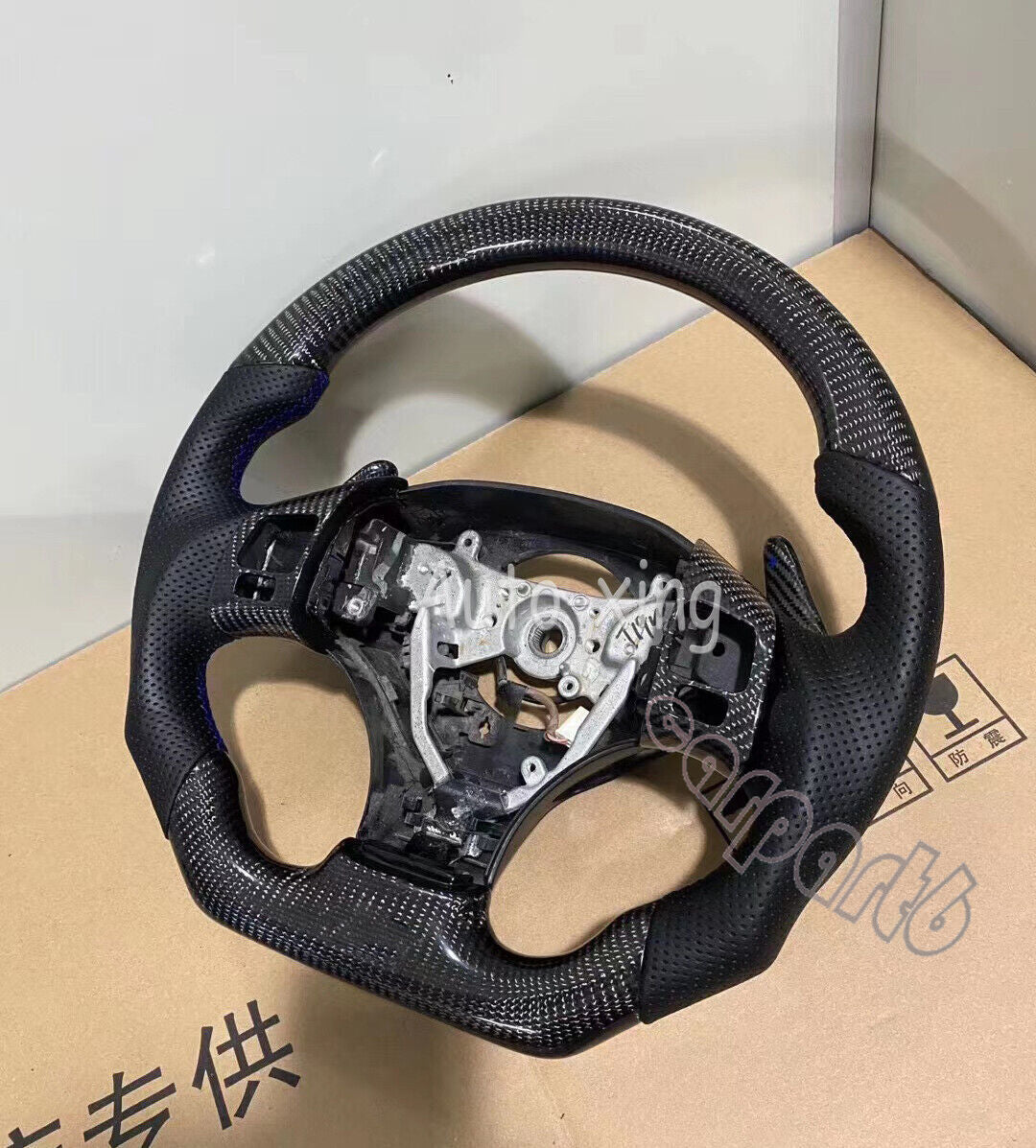 Sport Carbon Fiber Custom Steering Wheel for Lexus IS 250 300 350 ISF RED 2001+
