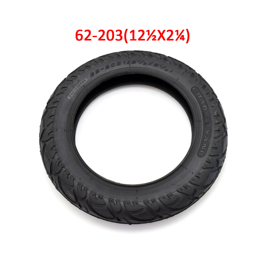 (62-203)12 1/2 X 2 1/4 wheel tyres  inner tube 0 degree valve Scooters e-Bikes