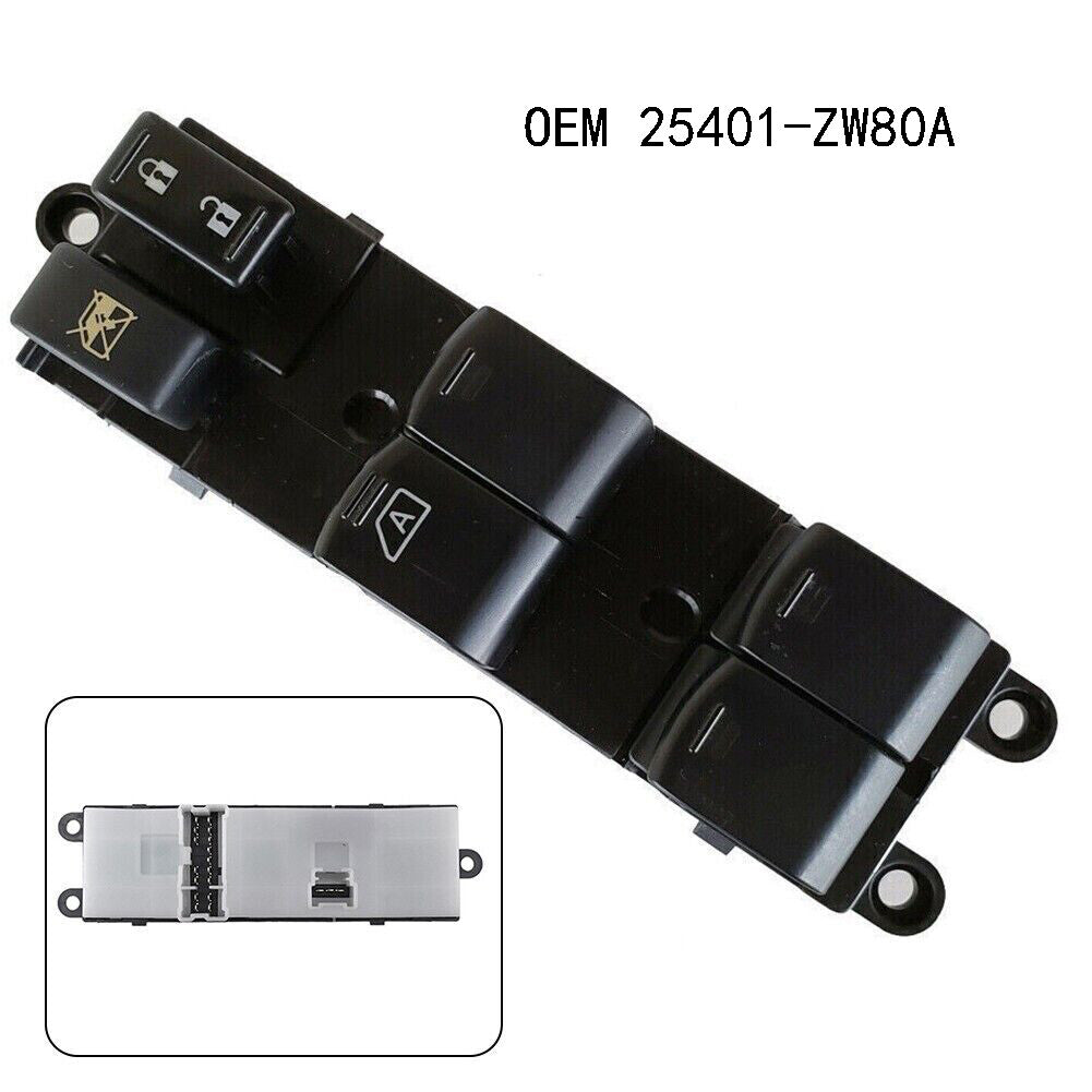 for Nissan Versa 2010-2012 25401-ZW80A Master Power Window Switch NEW durability