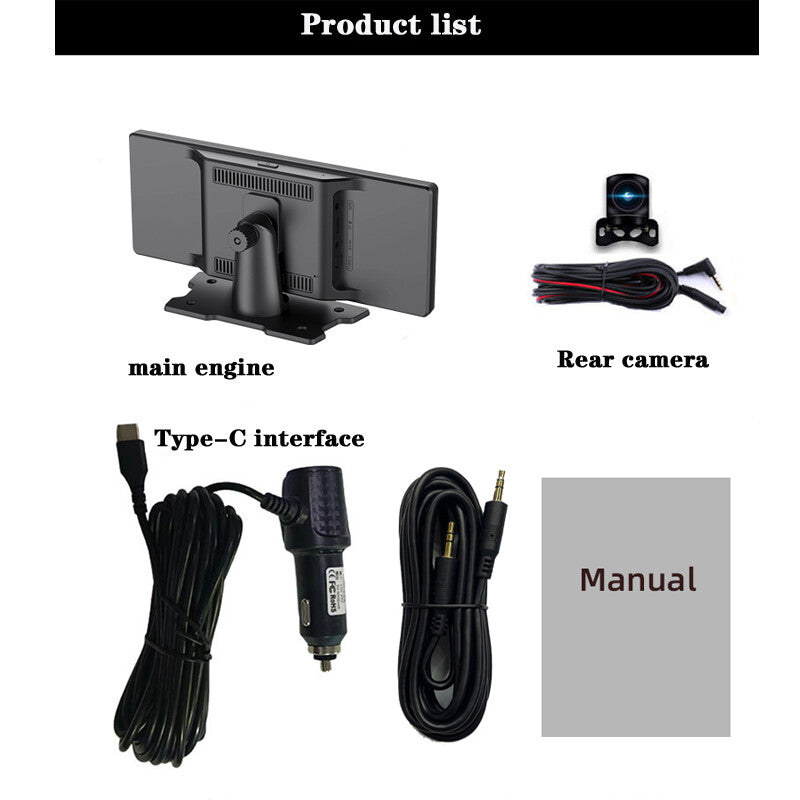 10.26-inch for Smart Screen Wireless CarPlay Android Auto BT AUX Portable Car Radio