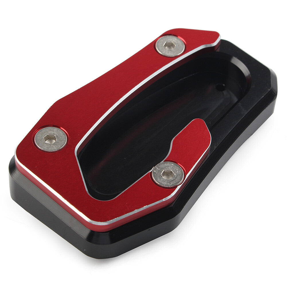 Side Stand Kickstand Extension Pad Fit for YAMAHA TMAX 530 SX T-MAX 530 DX 17-19 Red