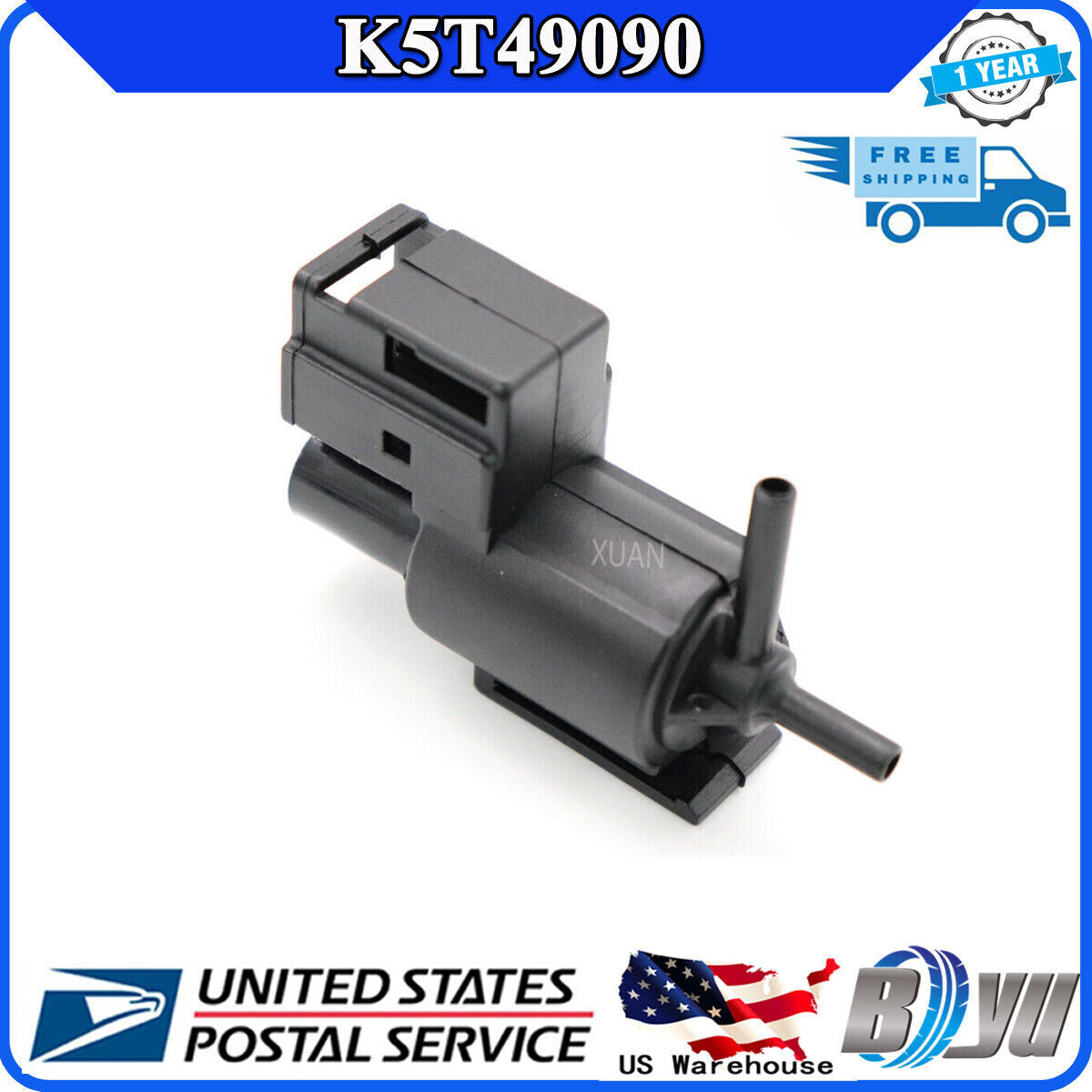 K5T49090 Brand New Vacuum Switch Valve/Solenoid Valve for Mazda RX-8 Protege Edge 626 929 ( ) v