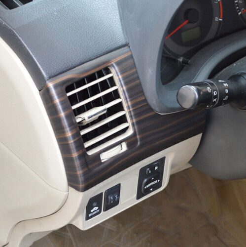 for Toyota for Corolla 09-13 2P Wood Grain Console Side Air Outlet Vent Frame Trim