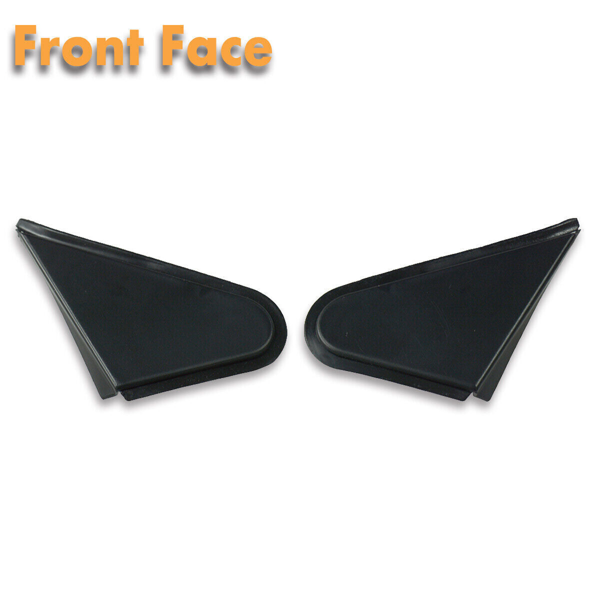1Pair Side Car Side Mirror Corner Triangle Cover Trim for Toyota RAV4 2013-2015