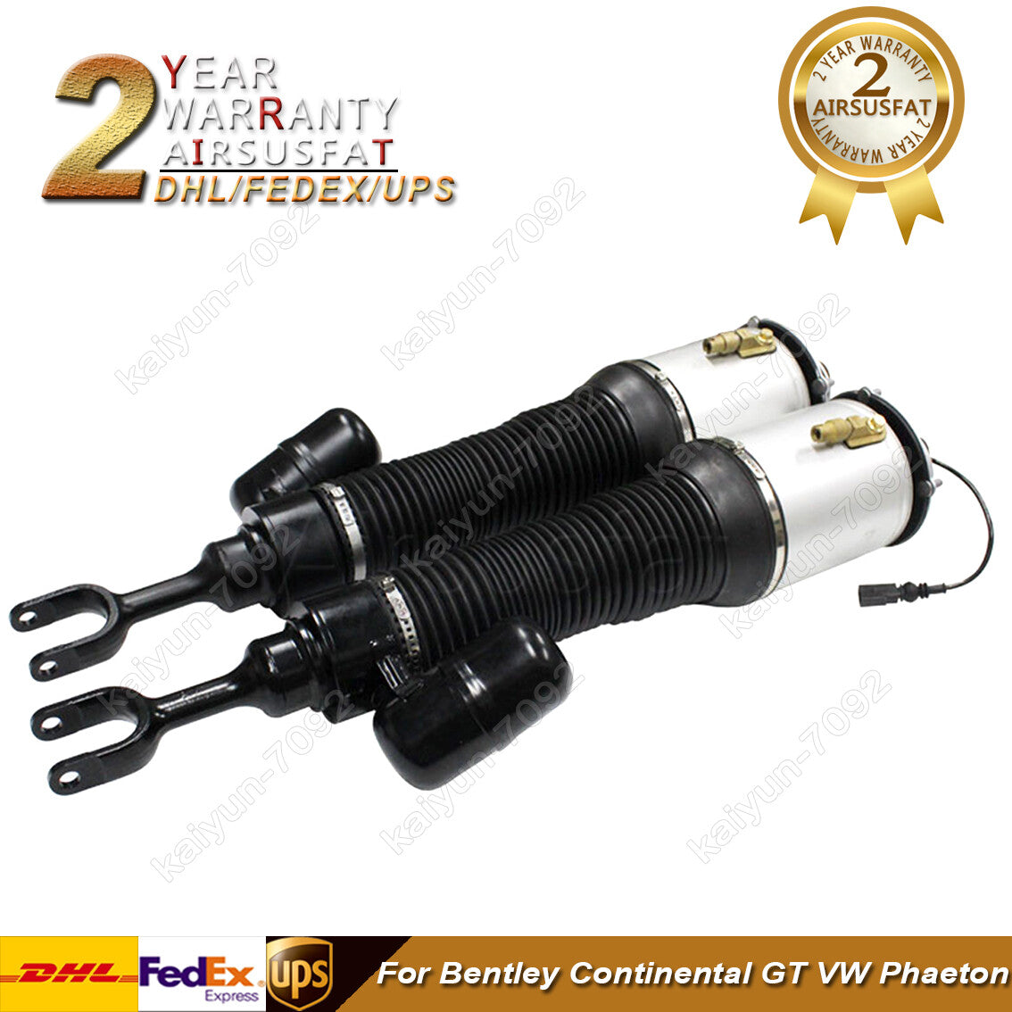 2pcs Front Air Suspension Shock for Bentley GT for VW Phaeton 3W0616040