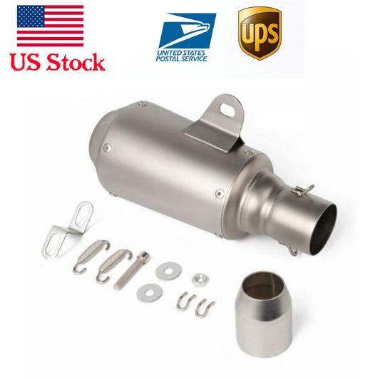 38-51mm Universal Motorcycle Short Exhaust Muffler Slip On Motorcycle Muffler fi