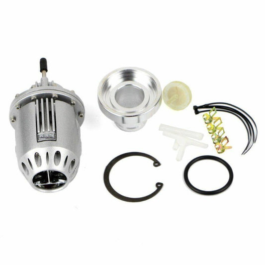 HKS CAR SQV 4 Turbo Blowout Valve Pull-Type SSQV BOV with Adapter, Silver Q