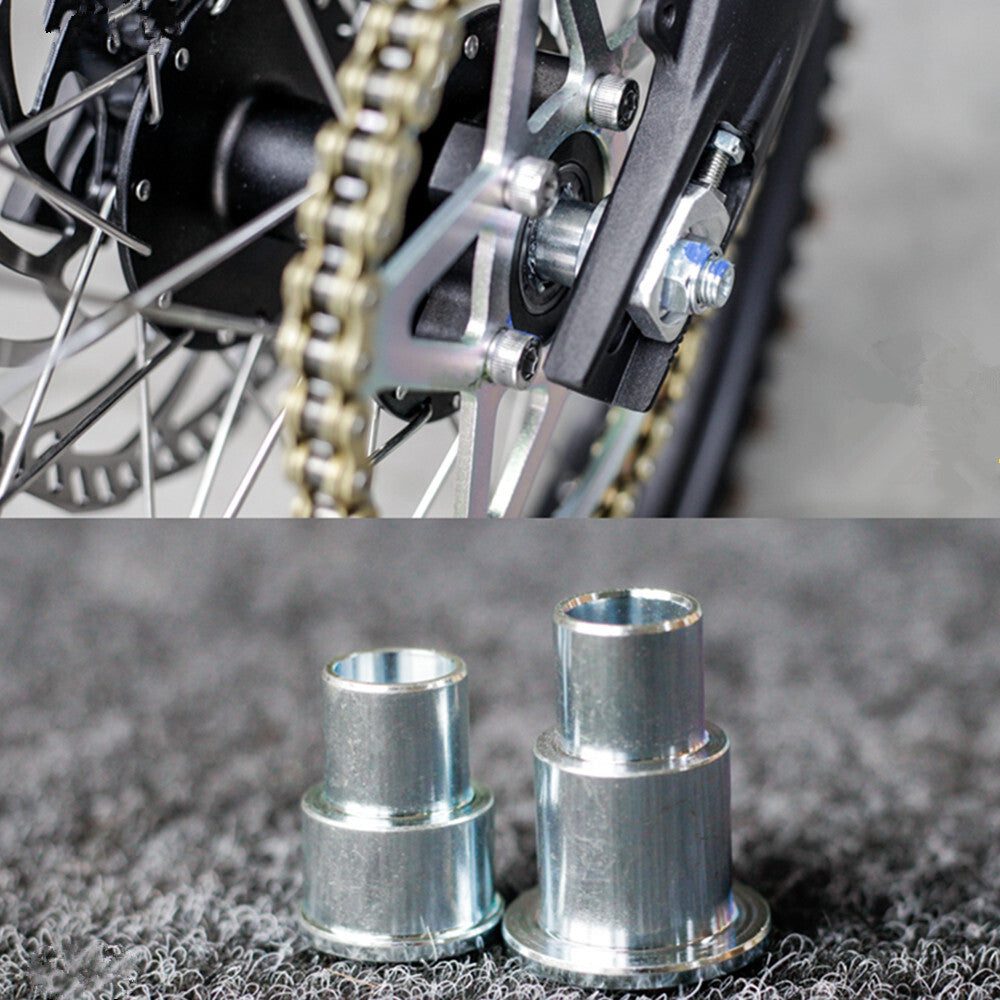 Car Rear Wheel Hub Spacers Bushing Kit For Surron Sur-Ron Light Bee S X Silver Q