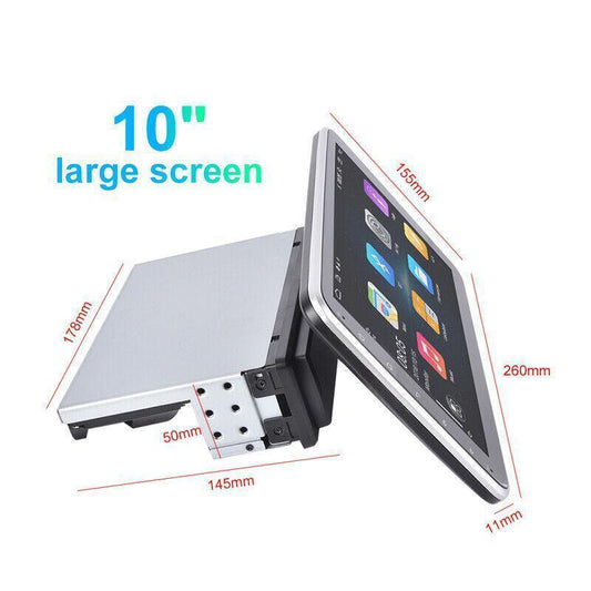 10 2.5D Car Android 10.0 1DIN Quad Core Bluetooth HD Multimedia Player GPS WIFI