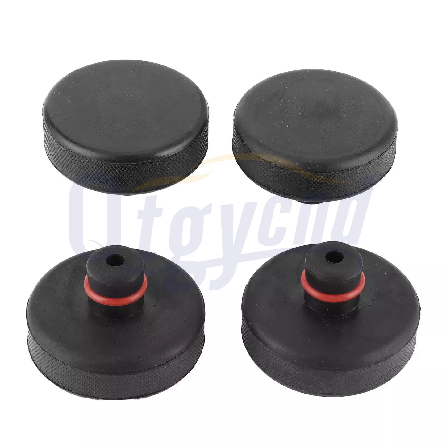 4Pcs Rubber Jack Lift Pad Adapter Tool Black Fit for Tesla Model 3/Y/S/X New
