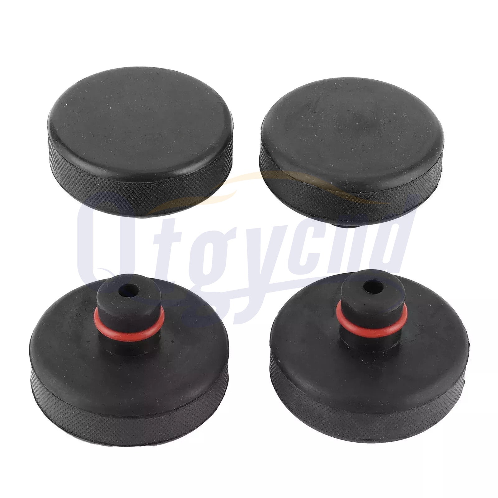 4Pcs Rubber Jack Lift Pad Adapter Tool Black Fit for Tesla Model 3/Y/S/X New